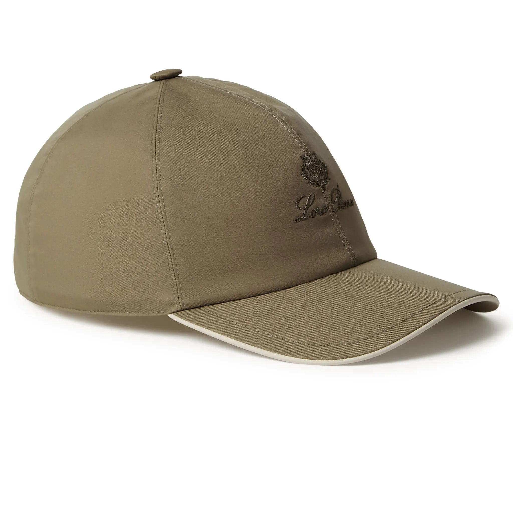 Loro Piana Microfibre Storm System Tobacco Ivory Baseball Cap